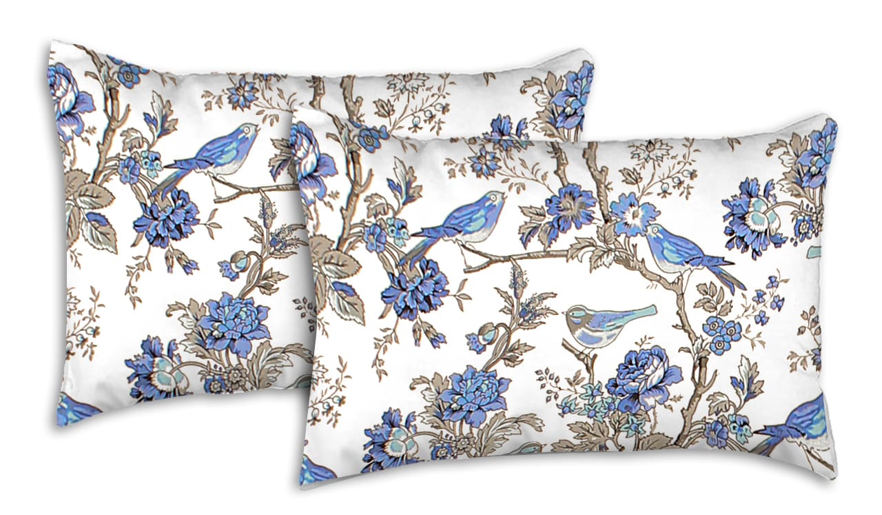 100% Cotton King Jaipuri Prints Flat Bedsheet (Pack of 1, Multicolor)