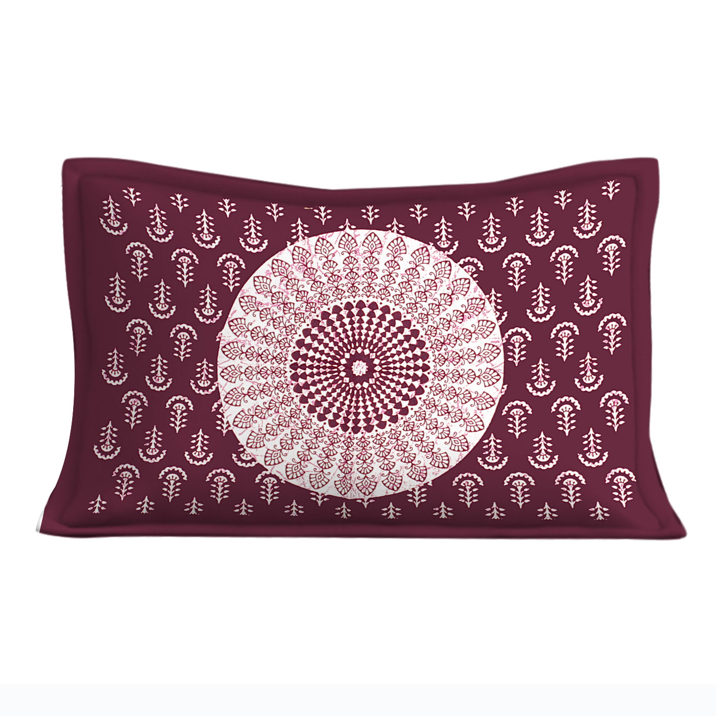 Jaipuri Prints Cotton Single Bedsheet with 1 pillow cover