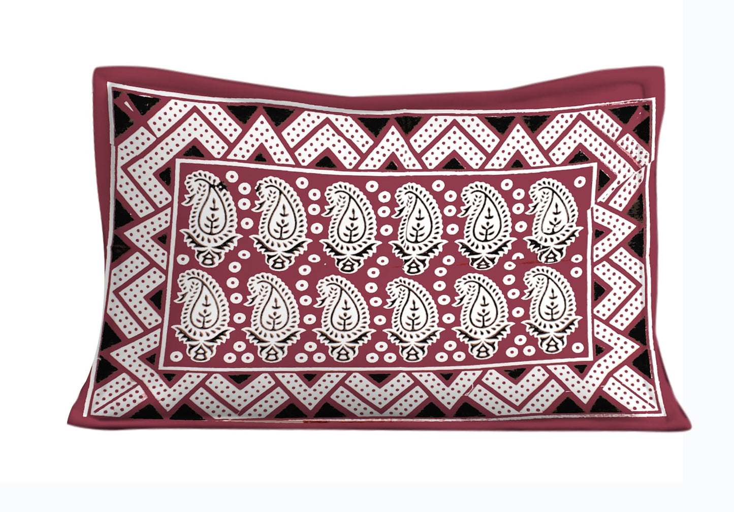 Jaipuri Prints Cotton Single Bedsheet with 1 pillow cover