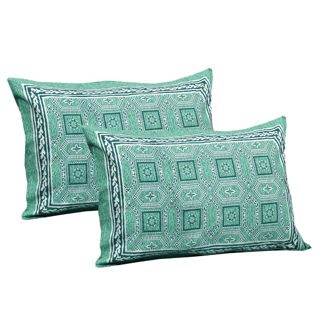 Rajasthan Royal Super Fine Cotton Block Print King Size Bedsheet
