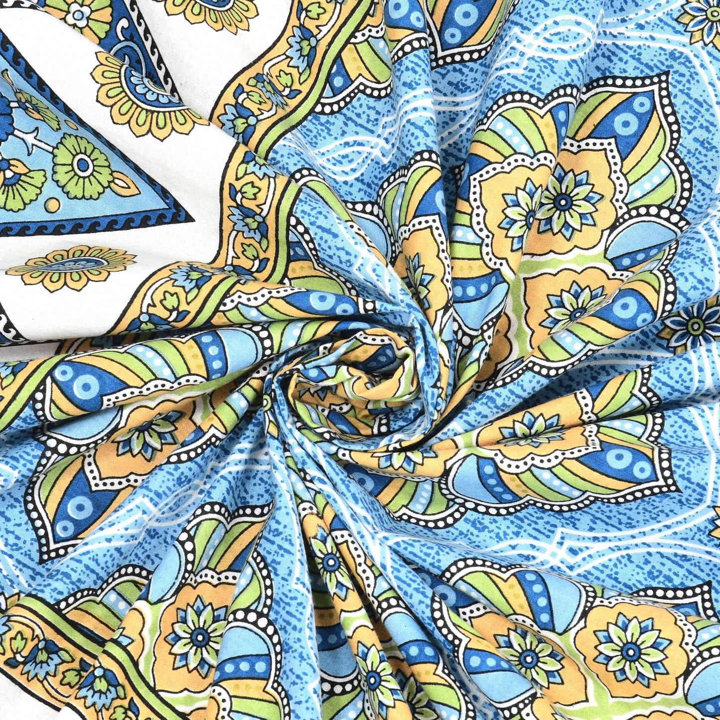 Rajasthan Royal Super Fine Cotton Block Print King Size Bedsheet