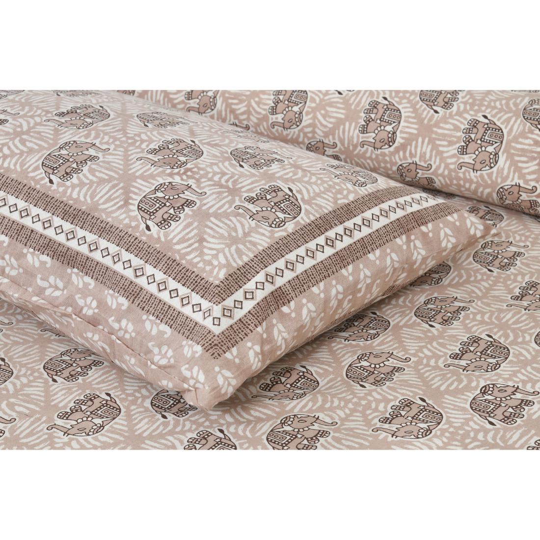 Rajasthan Royal Super Fine Cotton Block Print King Size Bedsheet