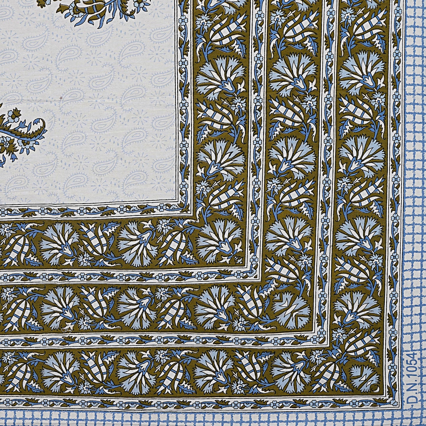 Rajasthan Royal Super Fine Cotton Block Print King Size Bedsheet