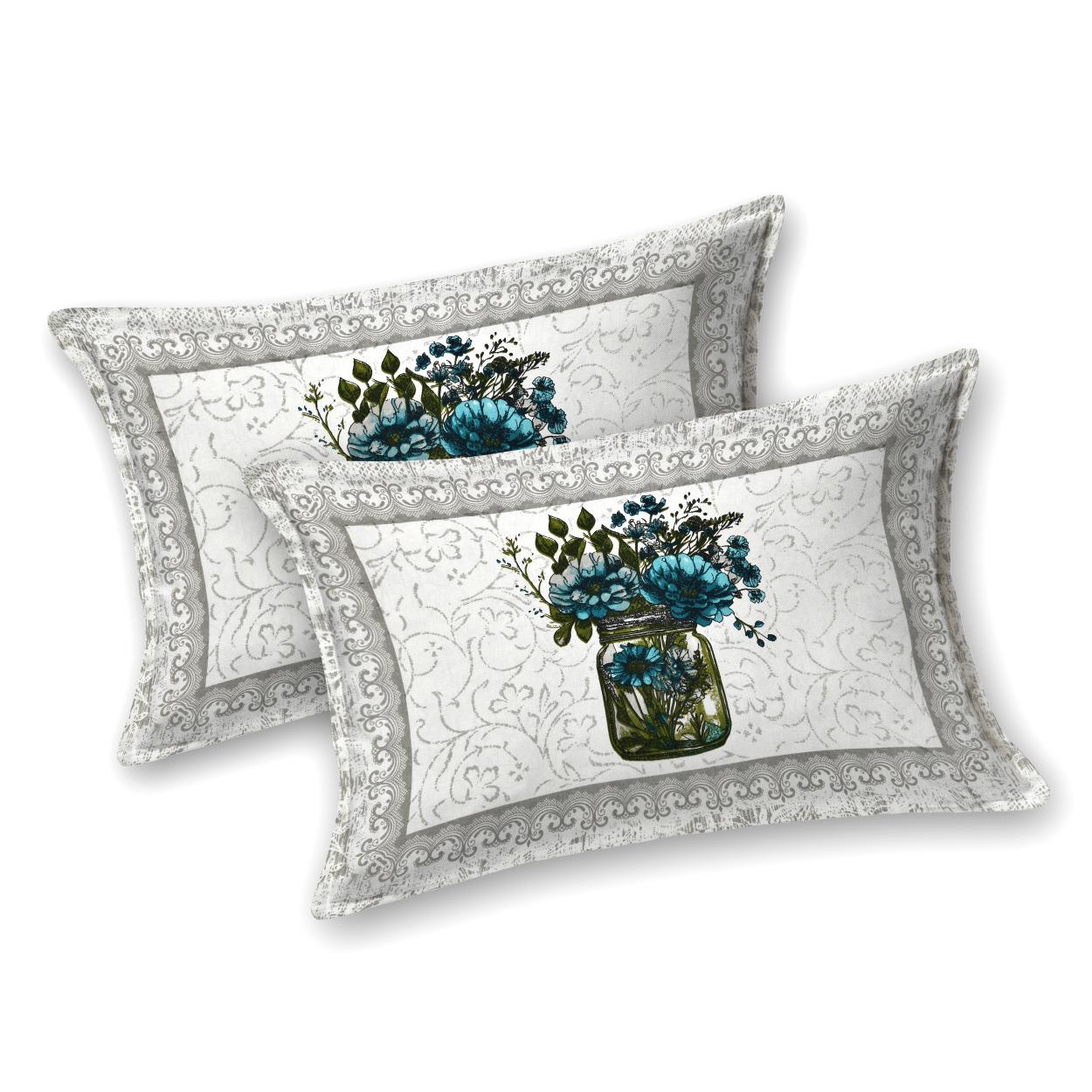 Rajasthan Royal Super Fine Cotton Block Print King Size Bedsheet
