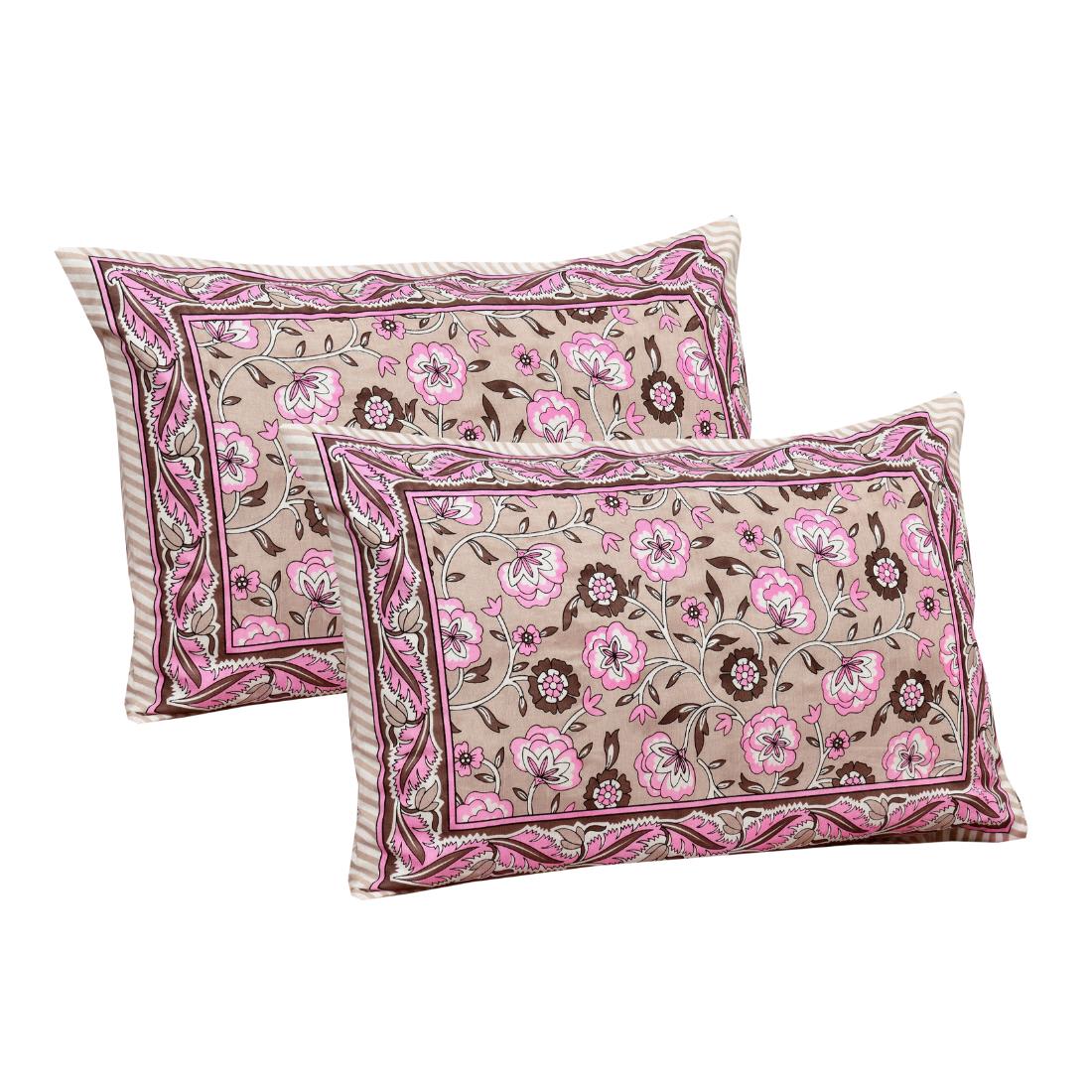 Rajasthan Royal Super Fine Cotton Block Print King Size Bedsheet