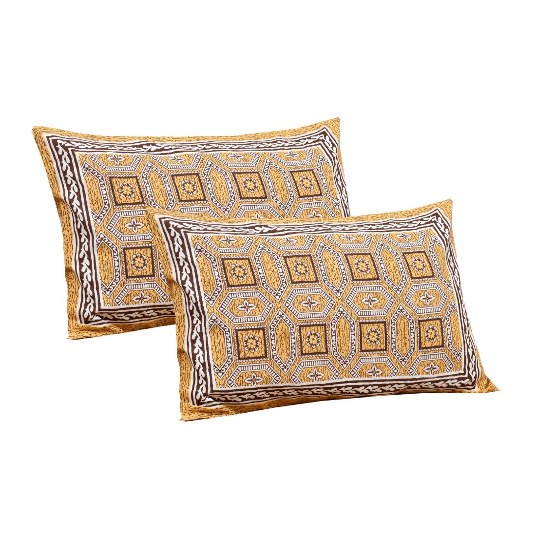 Rajasthan Royal Super Fine Cotton Block Print King Size Bedsheet
