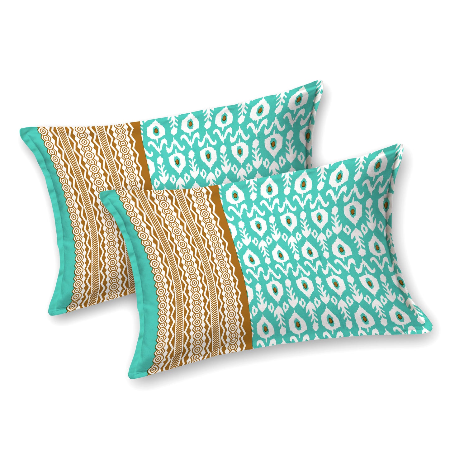 Rajasthani Jaipuri Traditional Double Bed Bedsheet with 2 Pillow Covers -