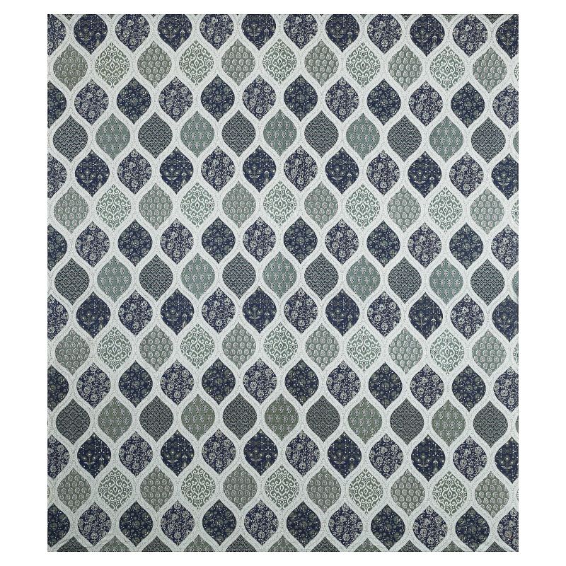 Barmeri Pastel Twill Cotton King Bedsheet With Colorful Patchwork Design