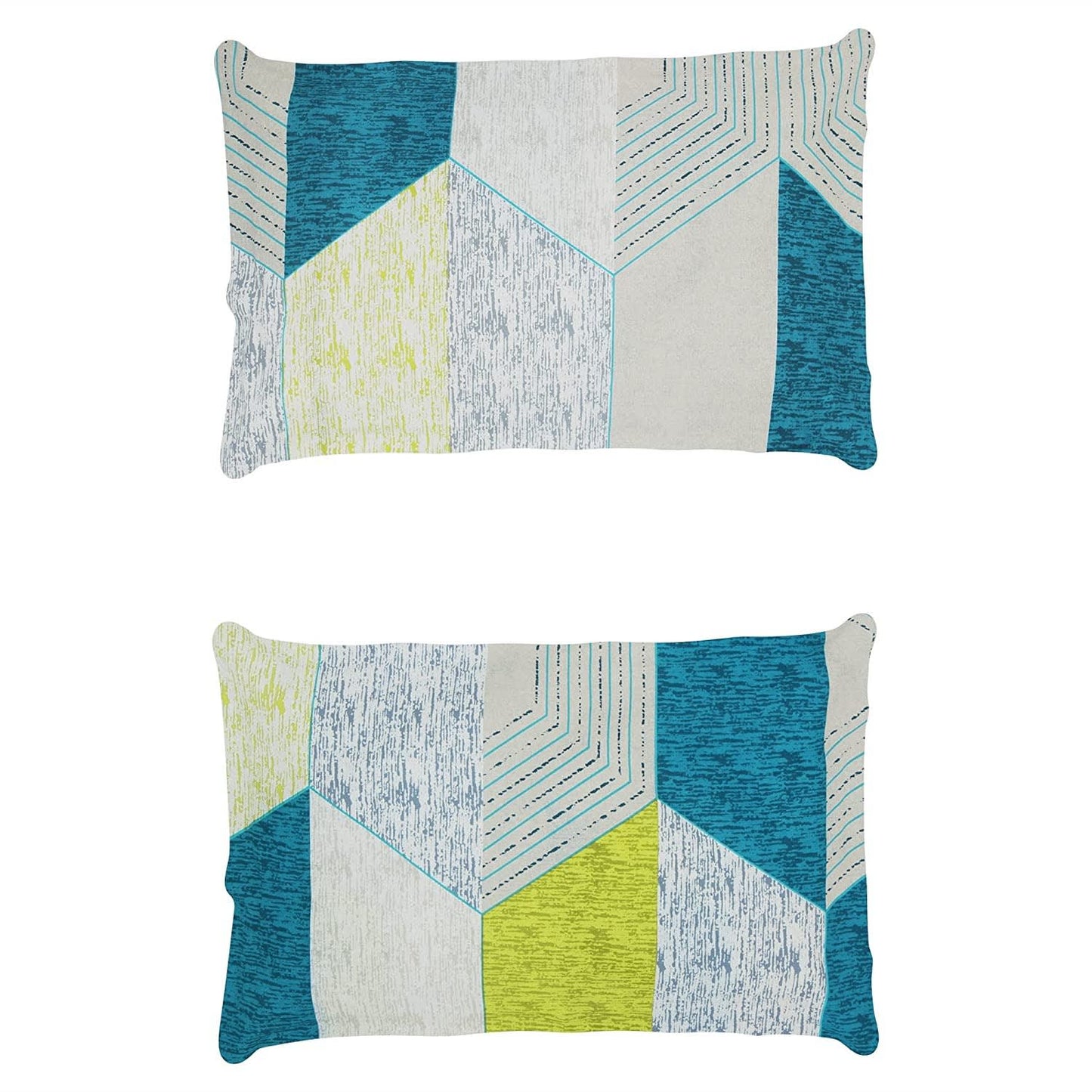Jaipur Print  Cotton Double Peacock Bedsheet with 2 Pillow covers(Pack of 1, Green)