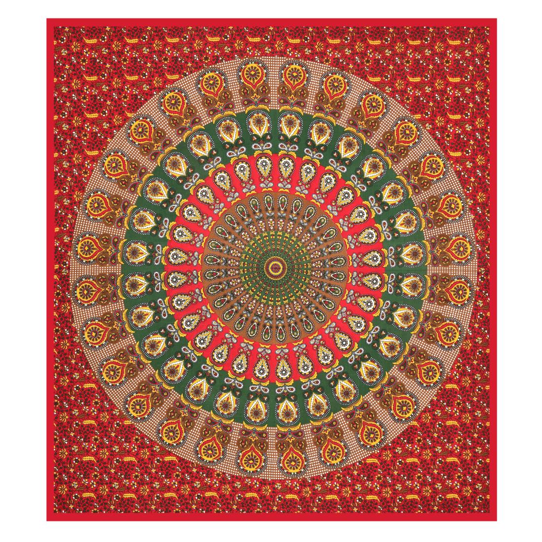 Cotton double bedsheet with 2 pillow cover