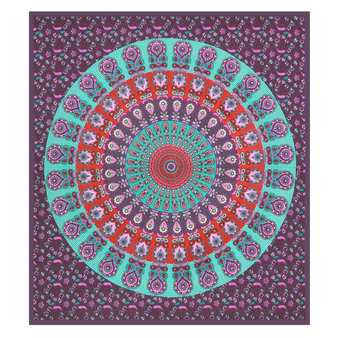 Cotton jaipuri double bedsheet with 2 pillow cover