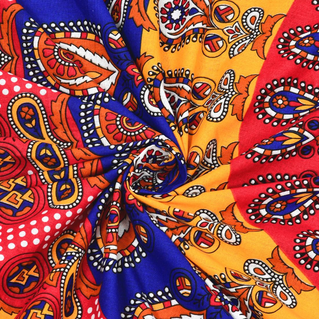 Cotton jaipuri double bedsheet with 2 pillow cover