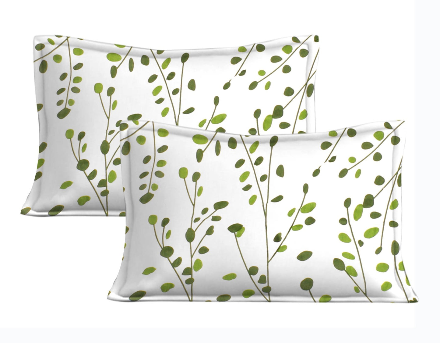 Jaipuri Prints Cotton Double Bedsheet (Green)