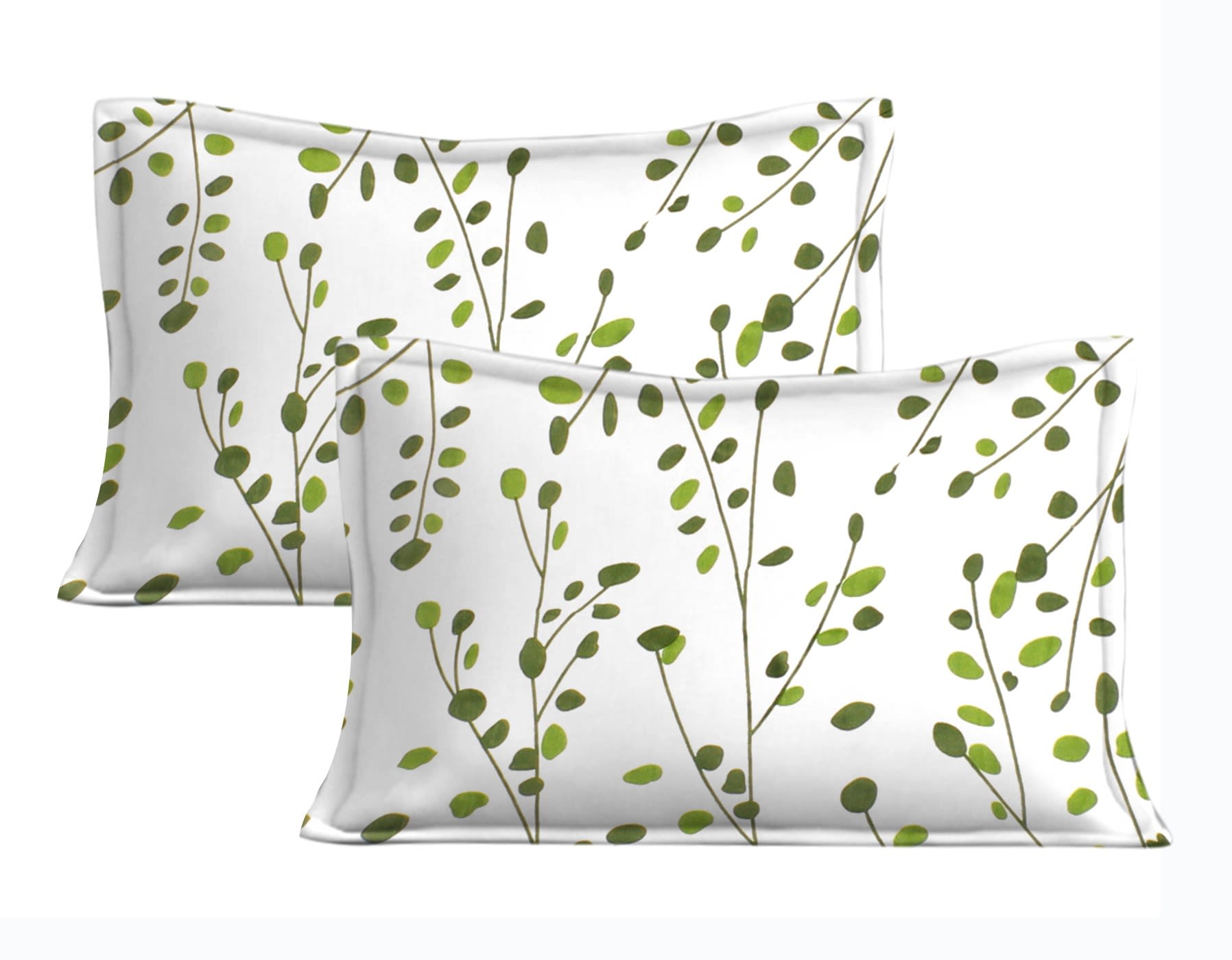 Jaipuri Prints Cotton Double Bedsheet (Green)