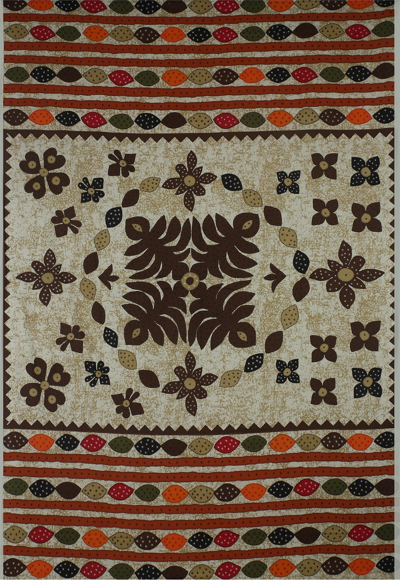 Jaipuri Prints Cotton Single Bedsheet (Multicolor)