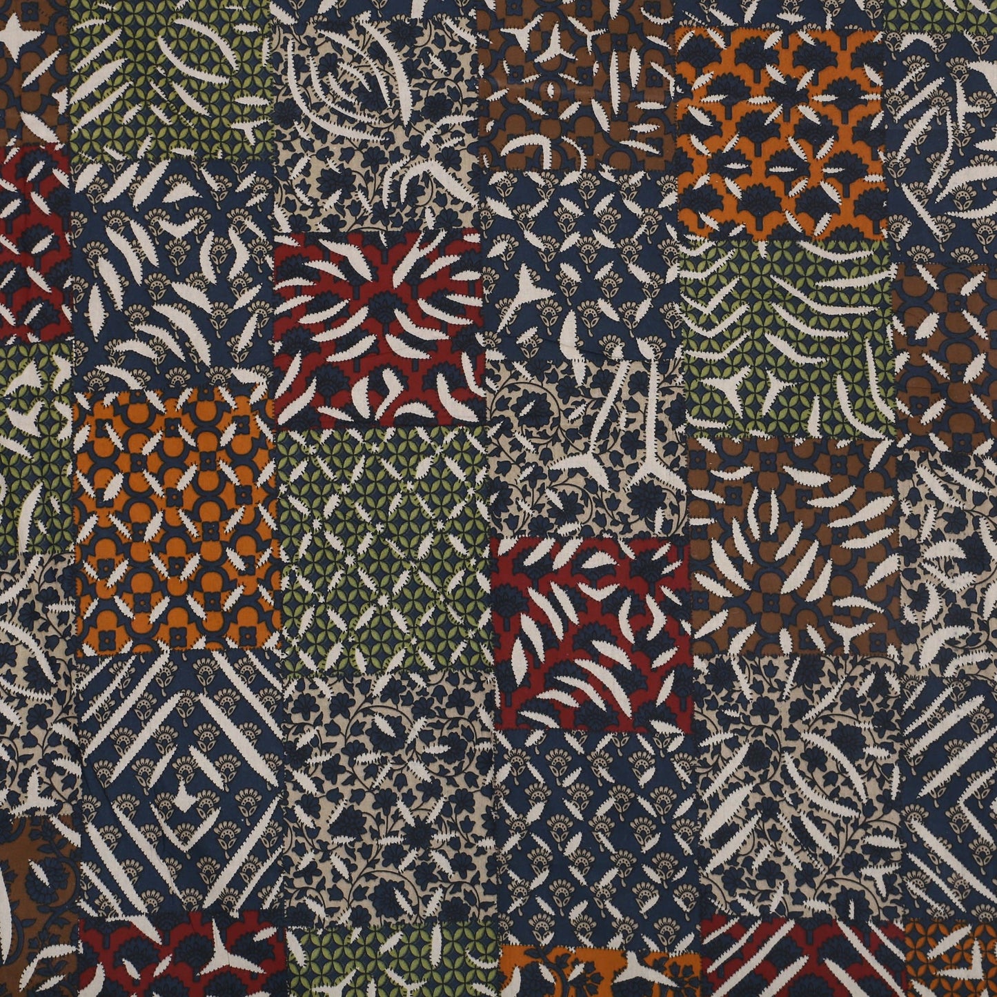 Jaipuri Prints Cotton Single Bedsheet (Multicolor)
