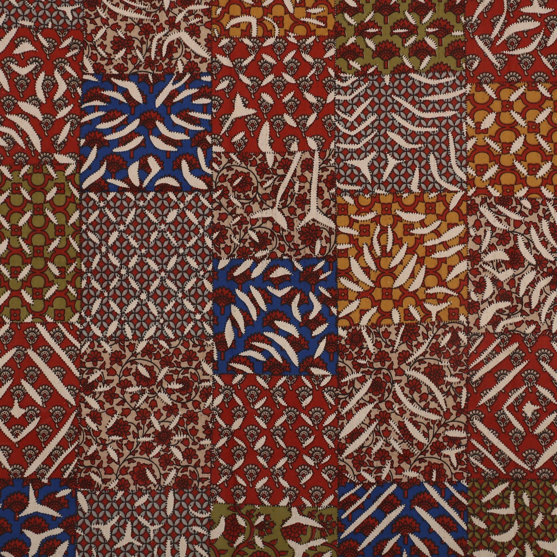Jaipuri Prints Cotton Single Bedsheet (Multicolor)