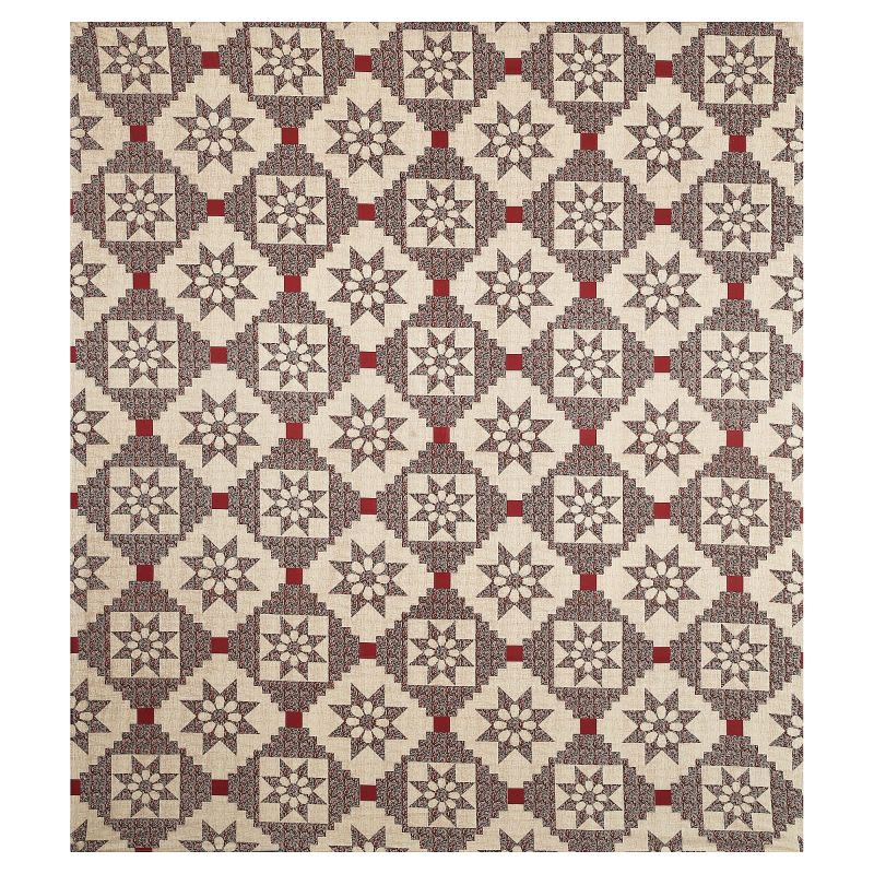 Barmeri Pastel Twill Cotton King Bedsheet With Colorful Patchwork Design