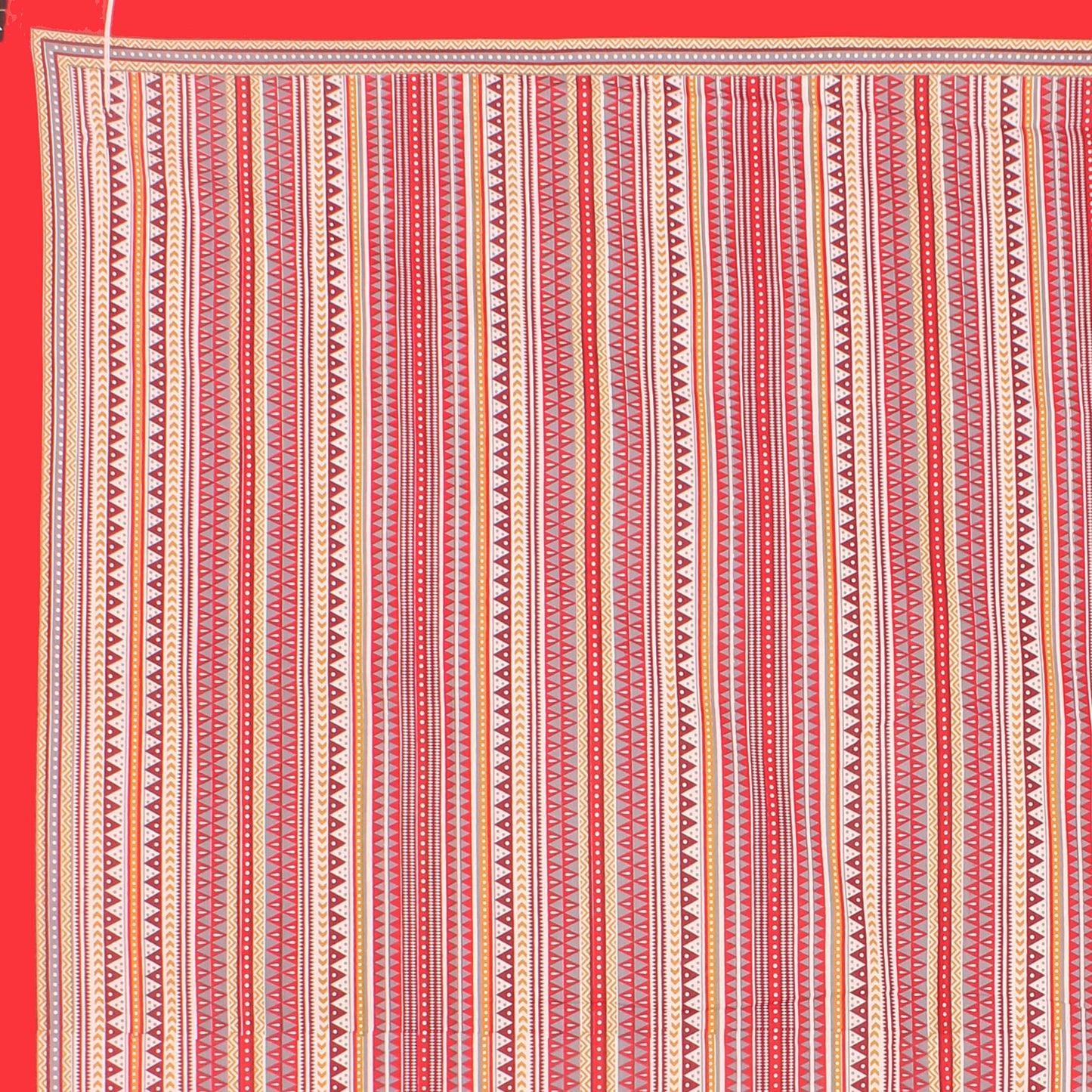 Cotton Double Jaipuri Prints Flat Bedsheet  With 2 Pillow Cover