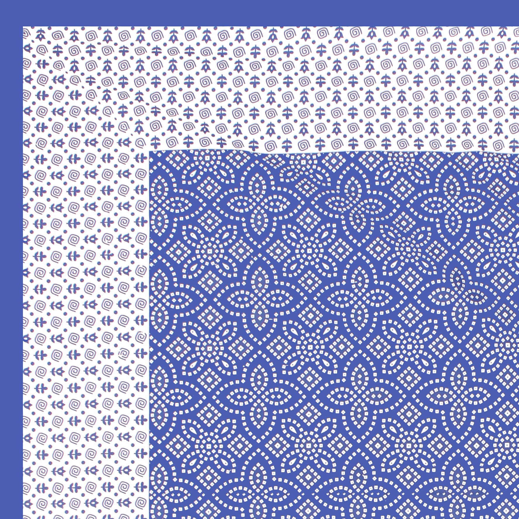 Cotton Double Jaipuri Prints Flat Bedsheet  With 2 Pillow Cover