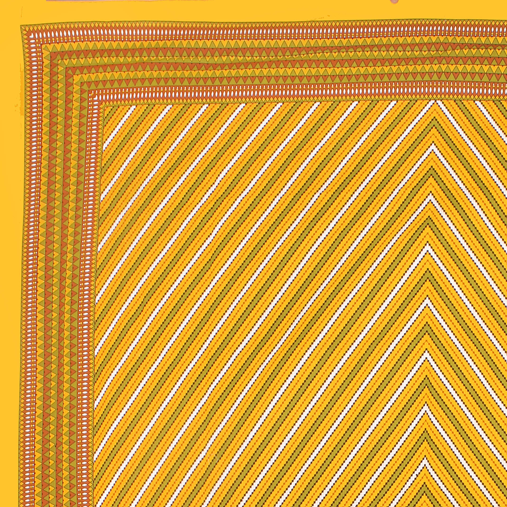 Cotton Double Jaipuri Prints Flat Bedsheet  With 2 Pillow Cover
