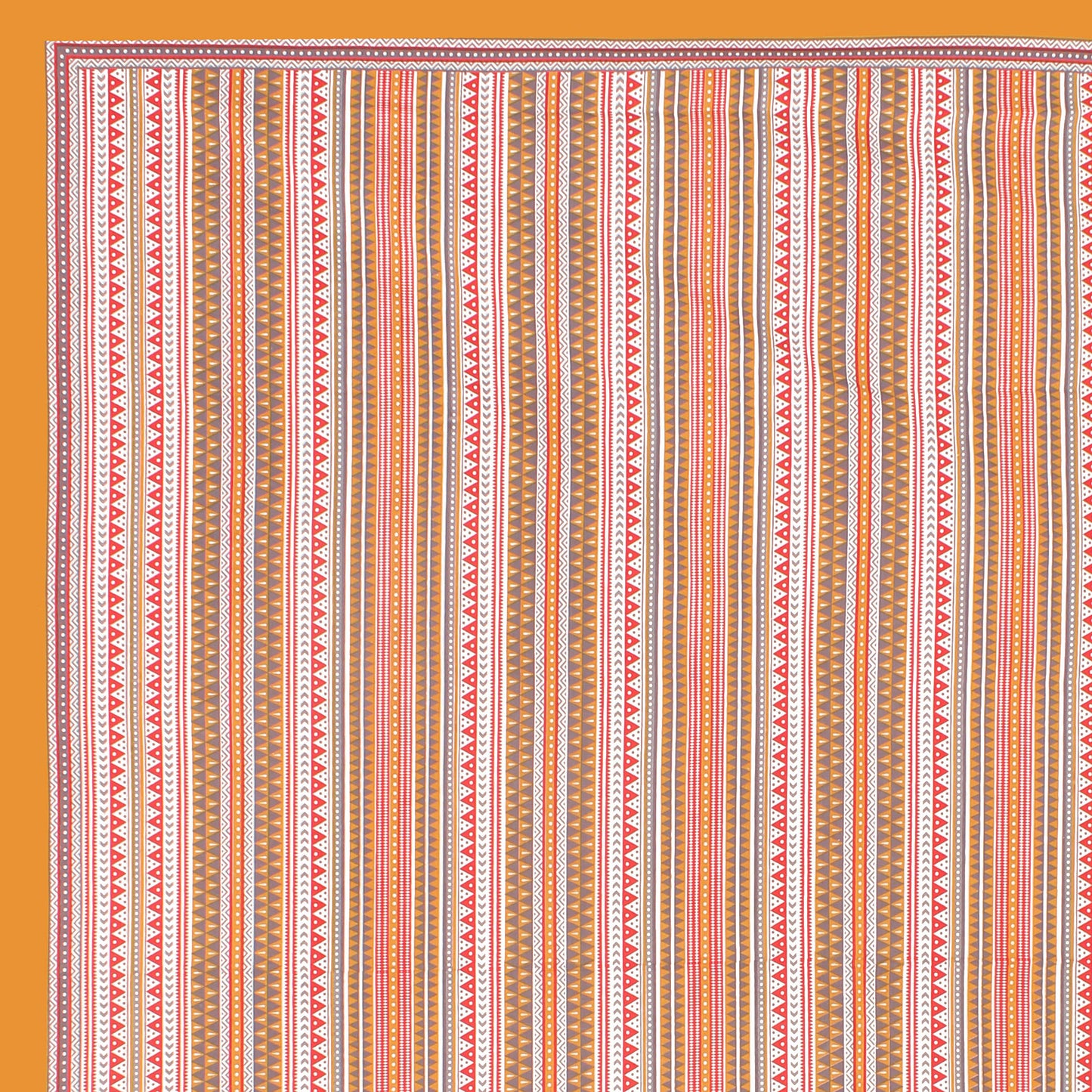 Cotton Double Jaipuri Prints Flat Bedsheet  With 2 Pillow Cover