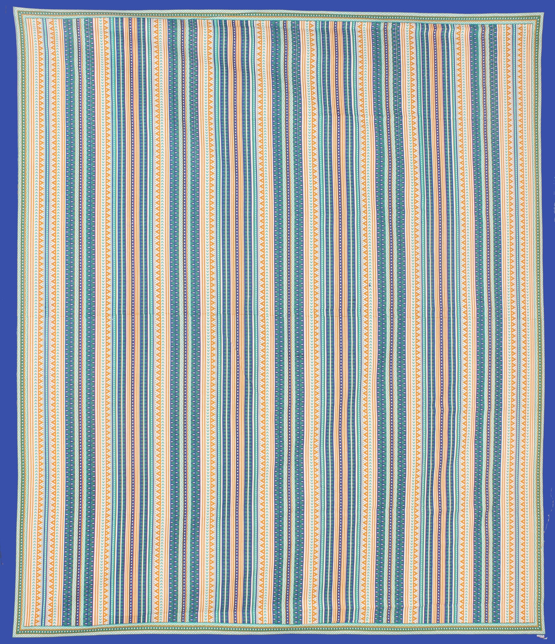 Cotton Double Jaipuri Prints Flat Bedsheet  With 2 Pillow Cover