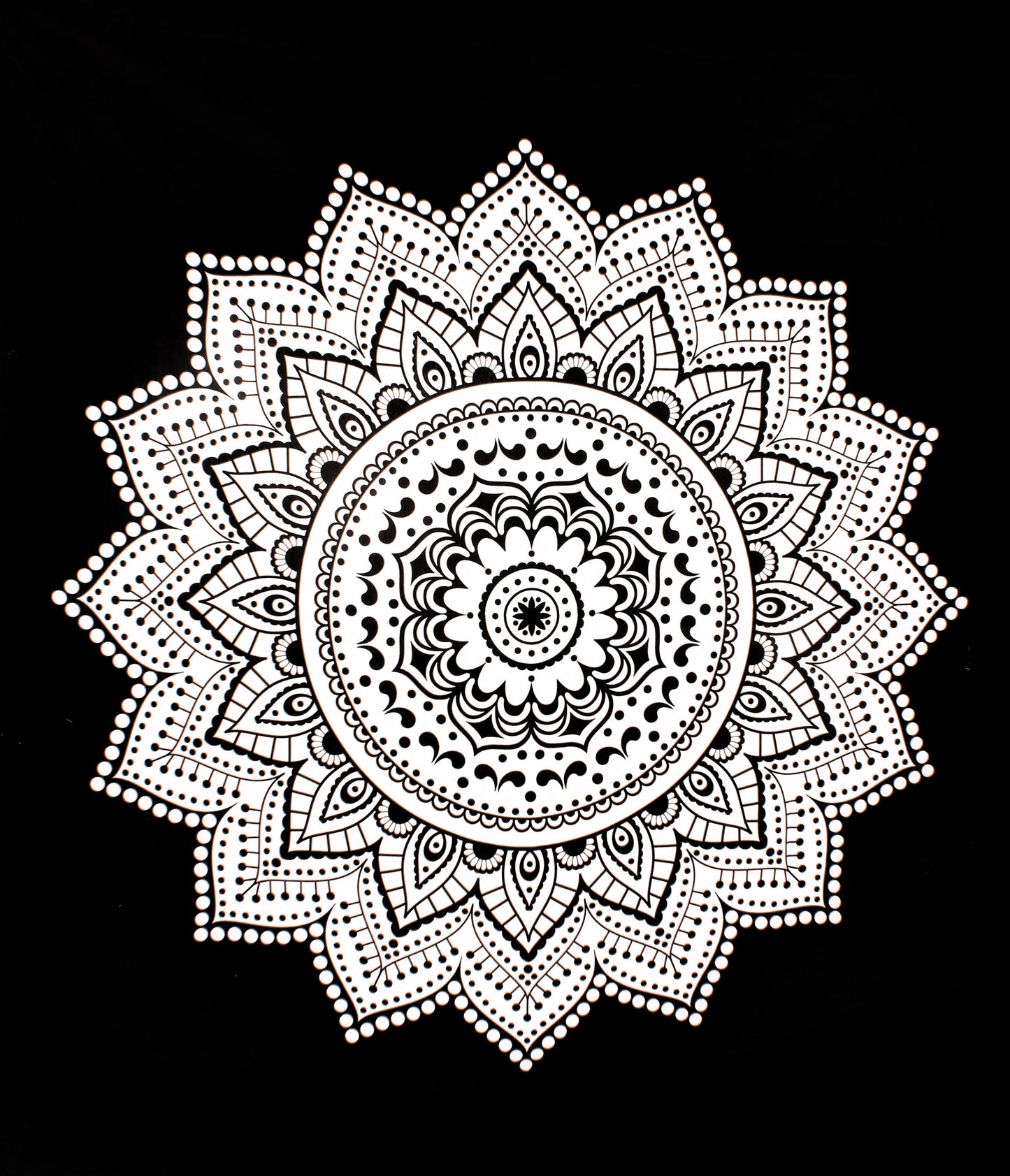 Cotton Double Jaipuri Prints Flat Bedsheet  With 2 Pillow Cover