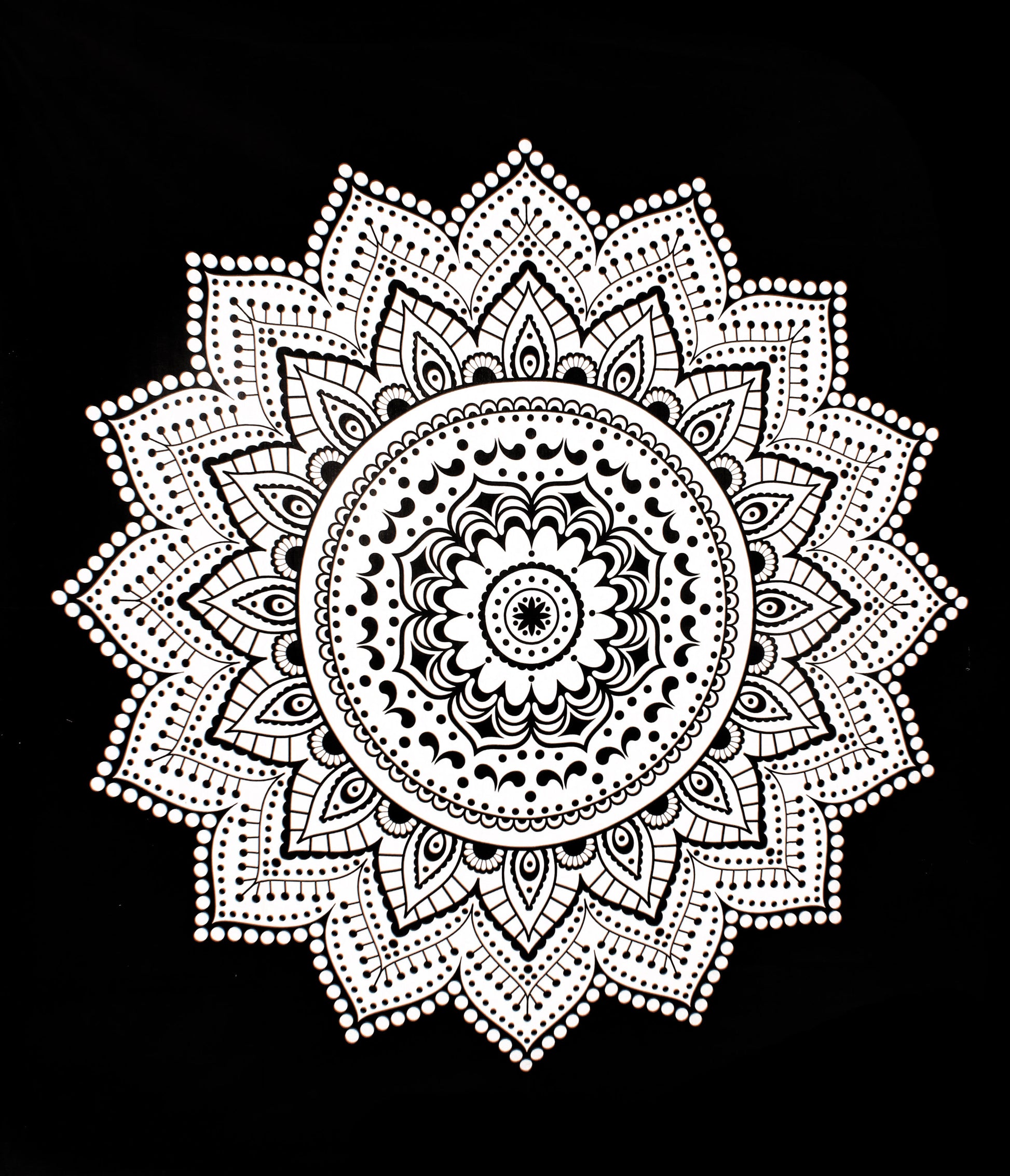 Cotton Double Jaipuri Prints Flat Bedsheet  With 2 Pillow Cover