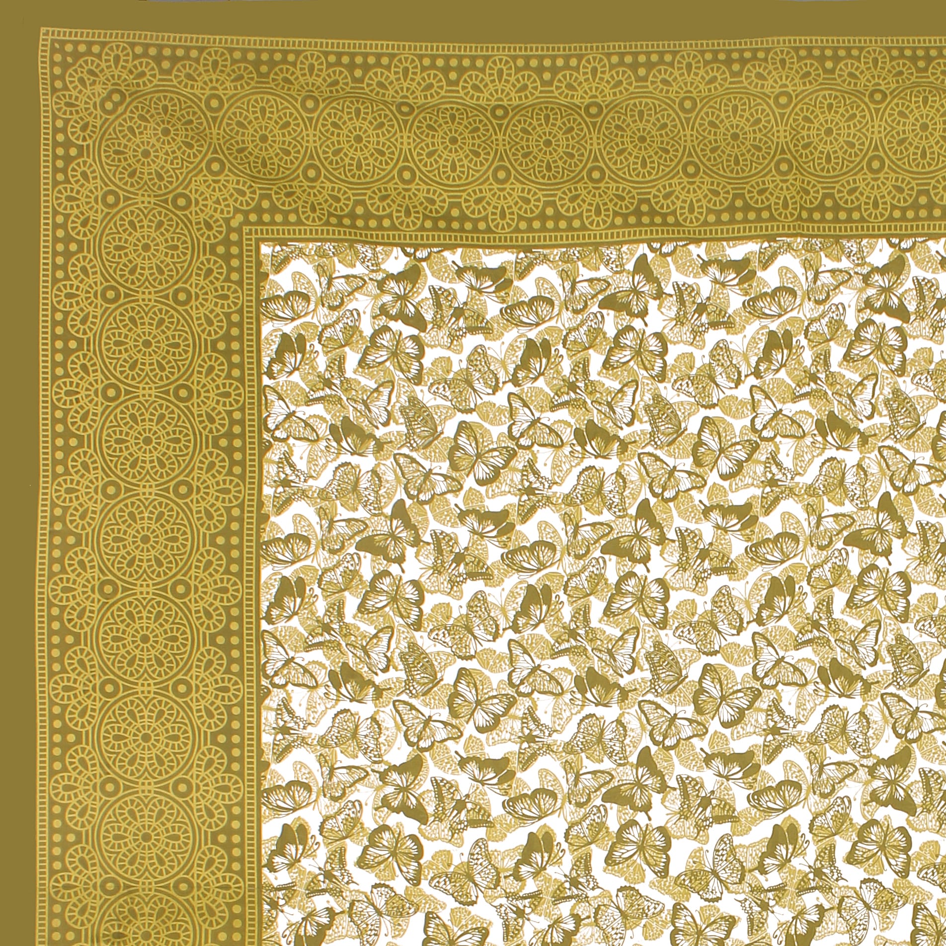 Cotton Double Jaipuri Prints Flat Bedsheet  With 2 Pillow Cover