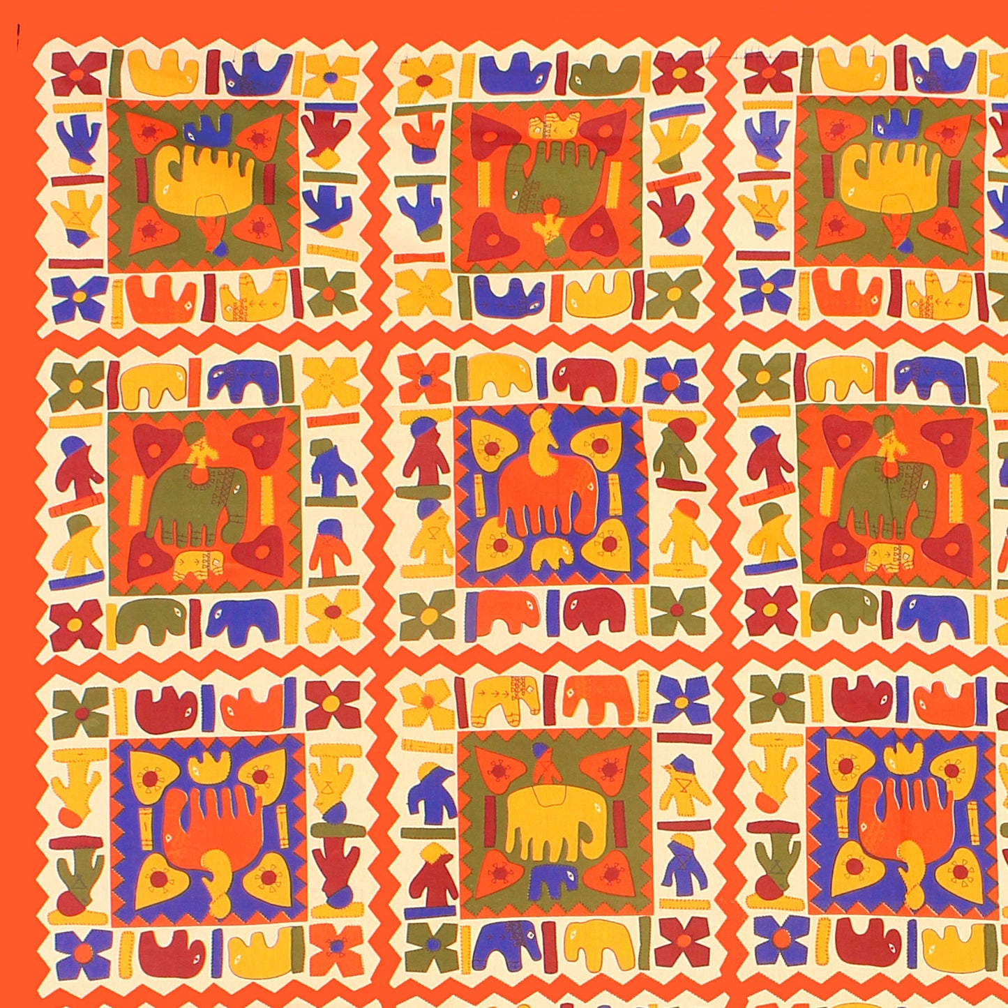 Cotton Double Jaipuri Prints Flat Bedsheet  With 2 Pillow Cover