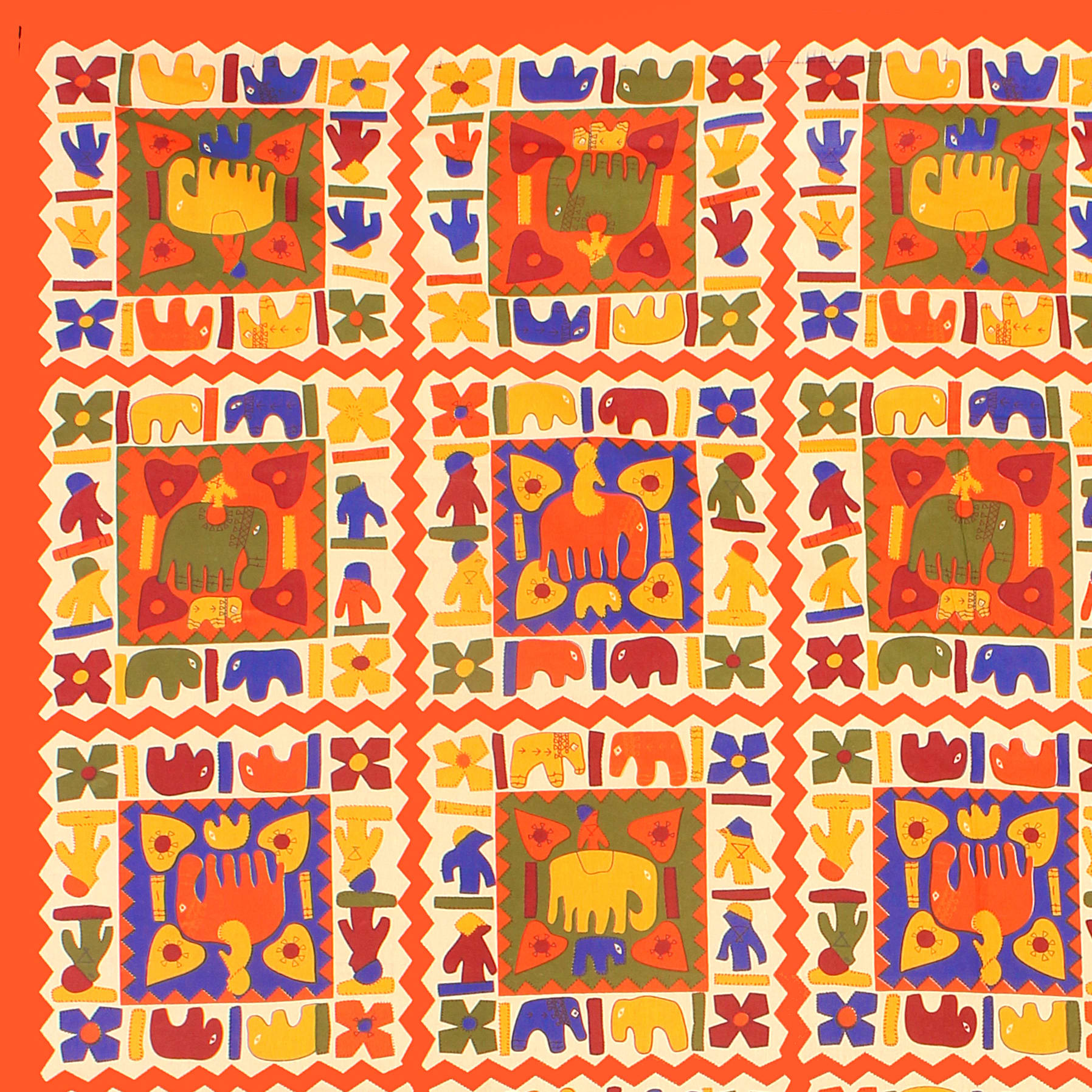 Cotton Double Jaipuri Prints Flat Bedsheet  With 2 Pillow Cover