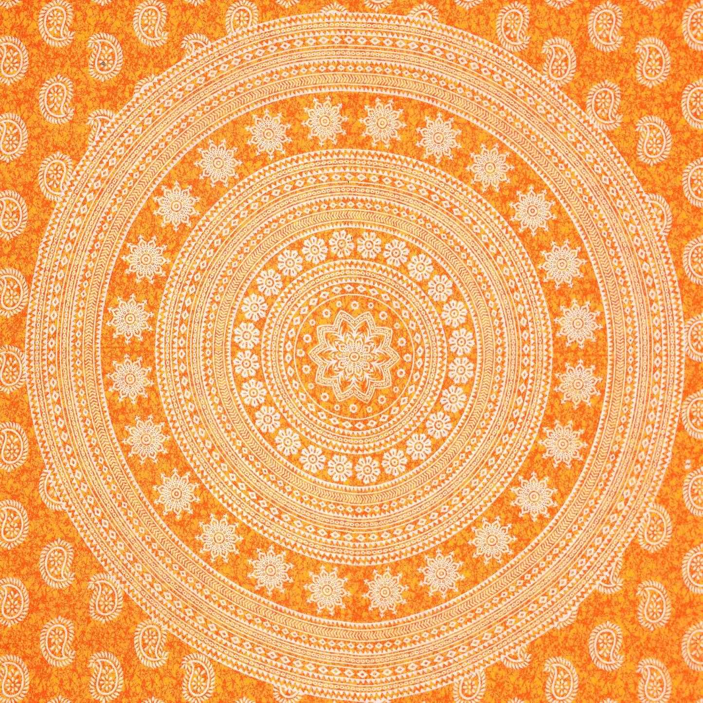 Cotton Double Jaipuri Prints Flat Bedsheet  With 2 Pillow Cover