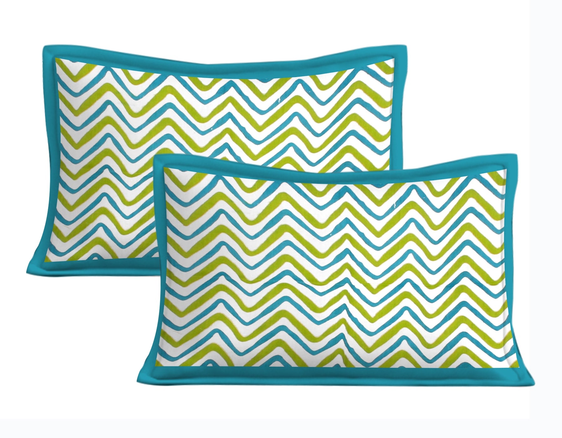 Cotton Double Jaipuri Prints Flat Bedsheet  With 2 Pillow Cover