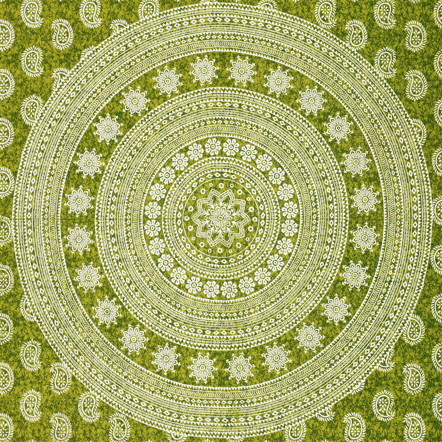 Cotton Double Jaipuri Prints Flat Bedsheet  With 2 Pillow Cover