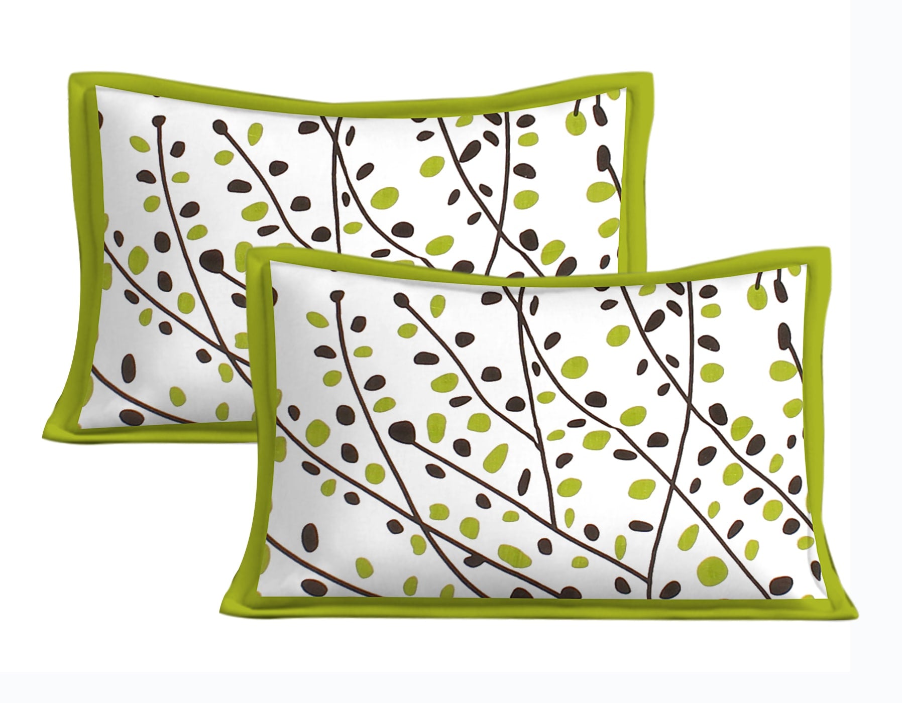 Cotton Double Jaipuri Prints Flat Bedsheet  With 2 Pillow Cover