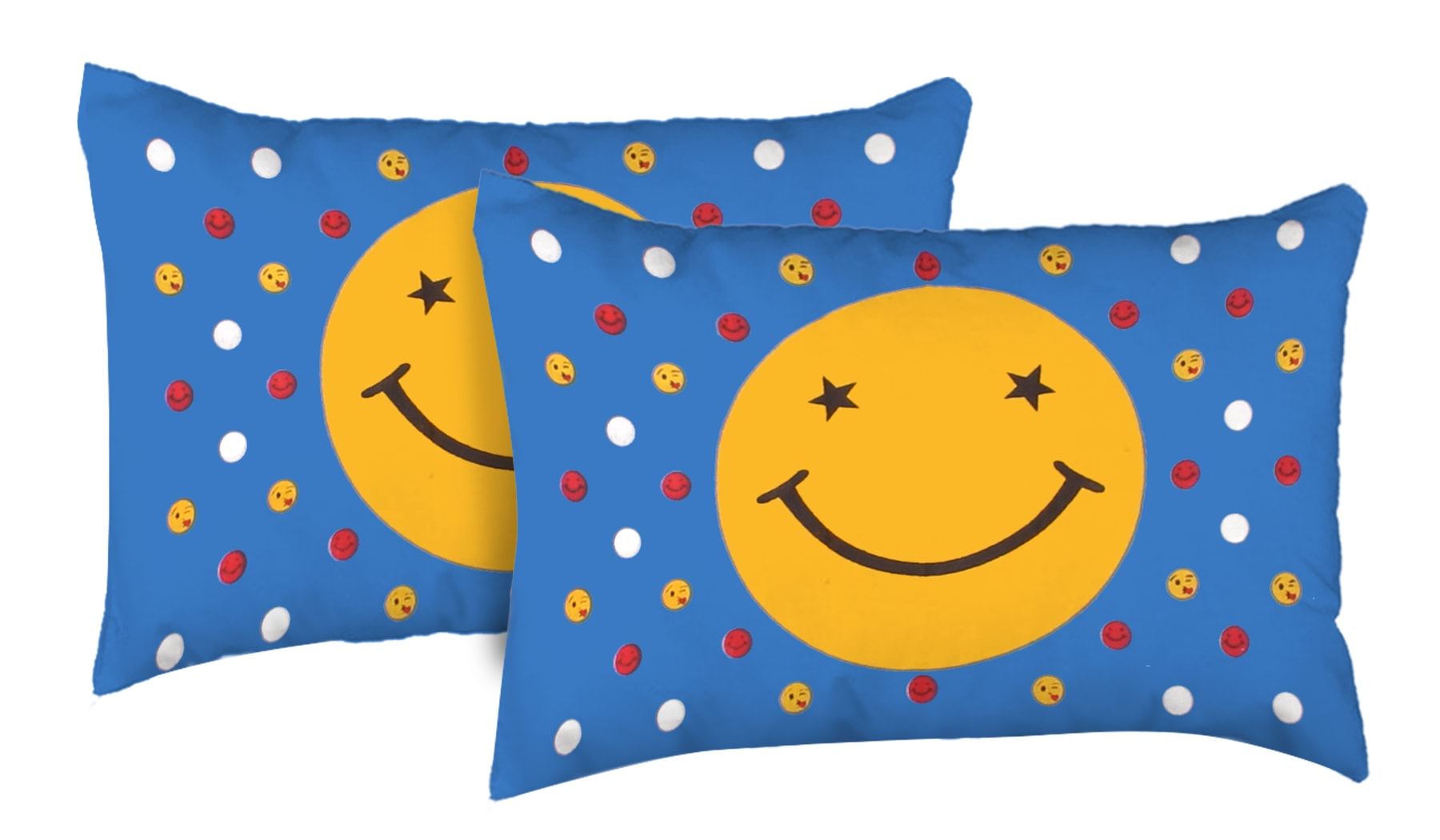 Cotton Double Jaipuri Prints Flat Bedsheet  (Blue)