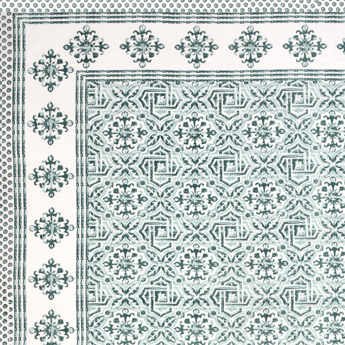 Cotton Jaipuri Diwan Size  Bedsheet With 2 Zipper Pillow Cover (Size 70*100)