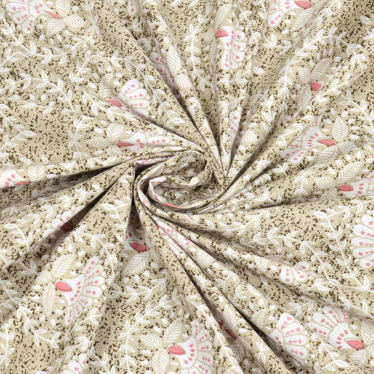 Cotton Jaipuri Diwan Size  Bedsheet With 2 Zipper Pillow Cover (Size 70*100)