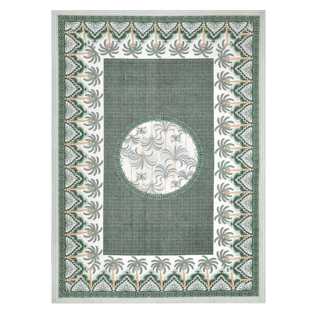 Cotton Jaipuri Diwan Size  Bedsheet With 2 Zipper Pillow Cover (Size 70*100)