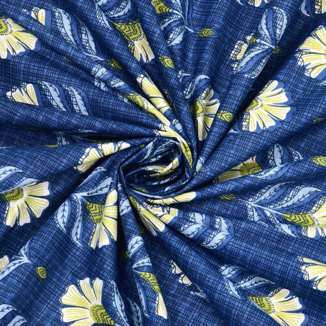 Cotton Jaipuri Diwan Size  Bedsheet With 2 Zipper Pillow Cover (Size 70*100)