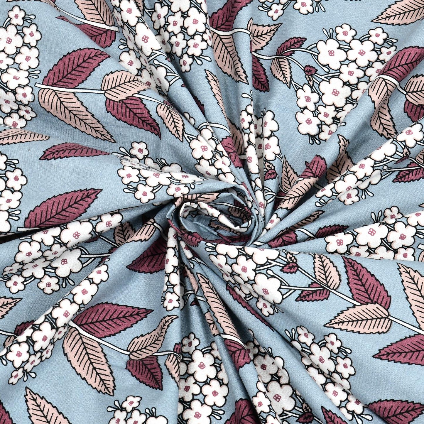 Cotton Jaipuri Diwan Size  Bedsheet With 2 Zipper Pillow Cover (Size 70*100)