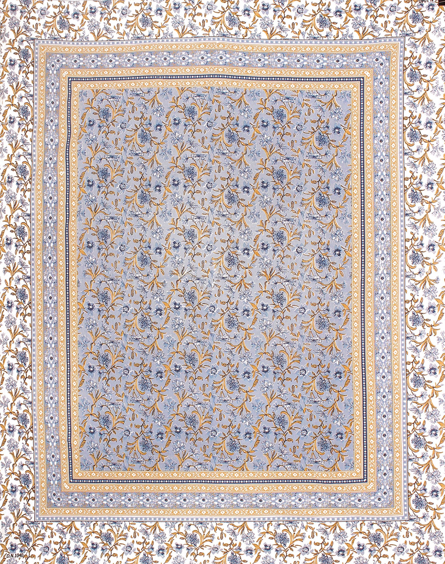 Cotton King Jaipuri Prints Flat Bedsheet (Pack of 1, Multicolor)
