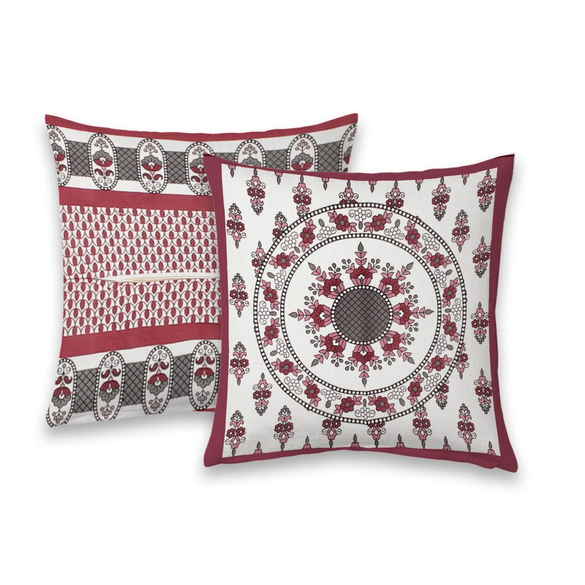 Diwan Set Cotton 6 Piece | Deewan Printed Bedsheet Sets for Living Room Hall (Set of 6Piece, 1-Bed Sheet | 2-Bolster Cover | 3-Cushion Cover