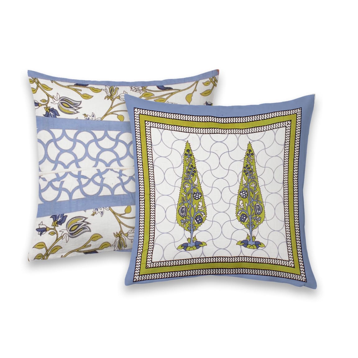 Diwan Set Cotton 6 Piece | Deewan Printed Bedsheet Sets for Living Room Hall (Set of 6Piece, 1-Bed Sheet | 2-Bolster Cover | 3-Cushion Cover