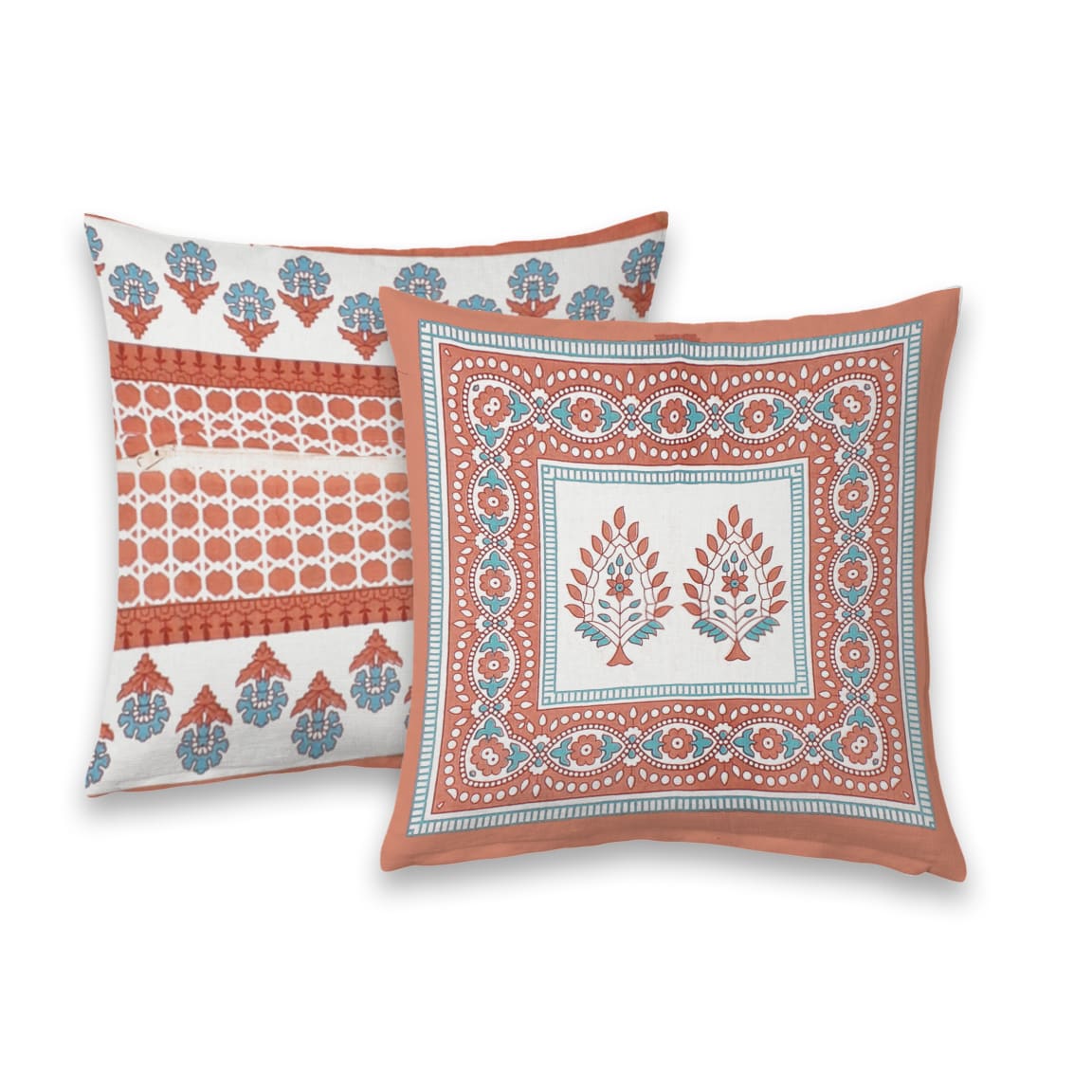 Diwan Set Cotton 6 Piece | Deewan Printed Bedsheet Sets for Living Room Hall (Set of 6Piece, 1-Bed Sheet | 2-Bolster Cover | 3-Cushion Cover
