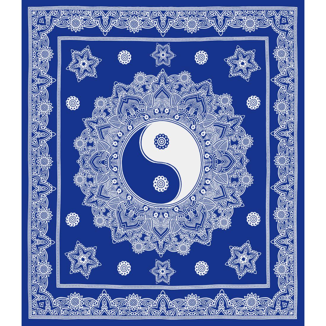 Flroal Mandala Printed Comfort Cotton Double Bed Sheet  with 2 Pillow Covers