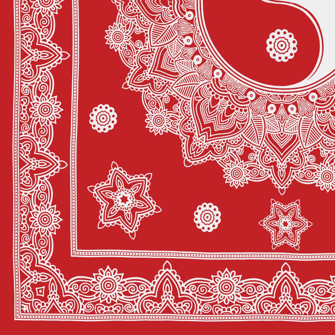 Flroal Mandala Printed Comfort Cotton Double Bed Sheet  with 2 Pillow Covers