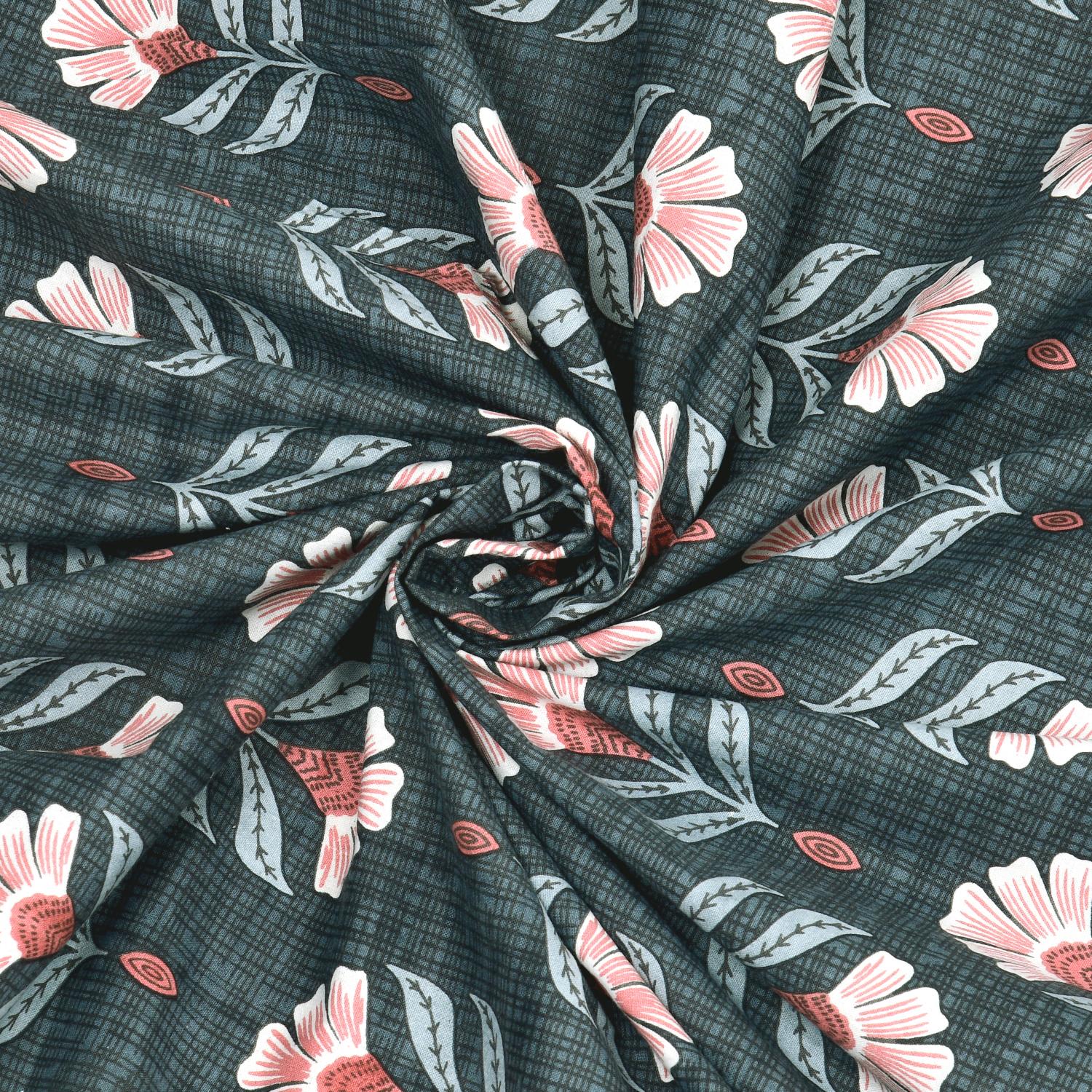 Rajasthan Royal Super Fine Cotton Block Print King Size Bedsheet