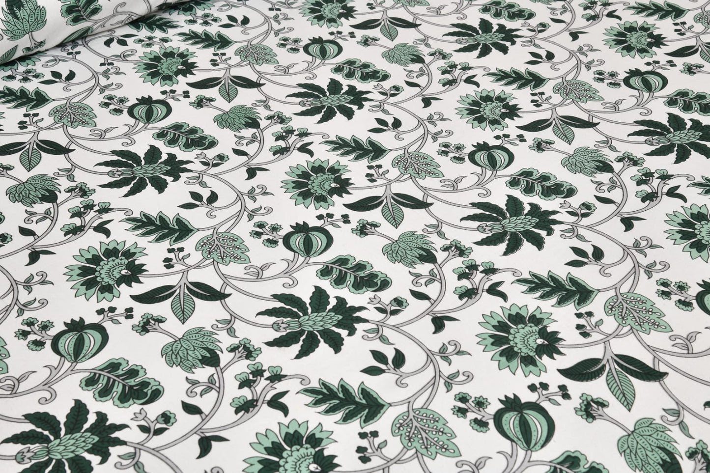 Rajasthan Royal Super Fine Cotton Block Print King Size Bedsheet
